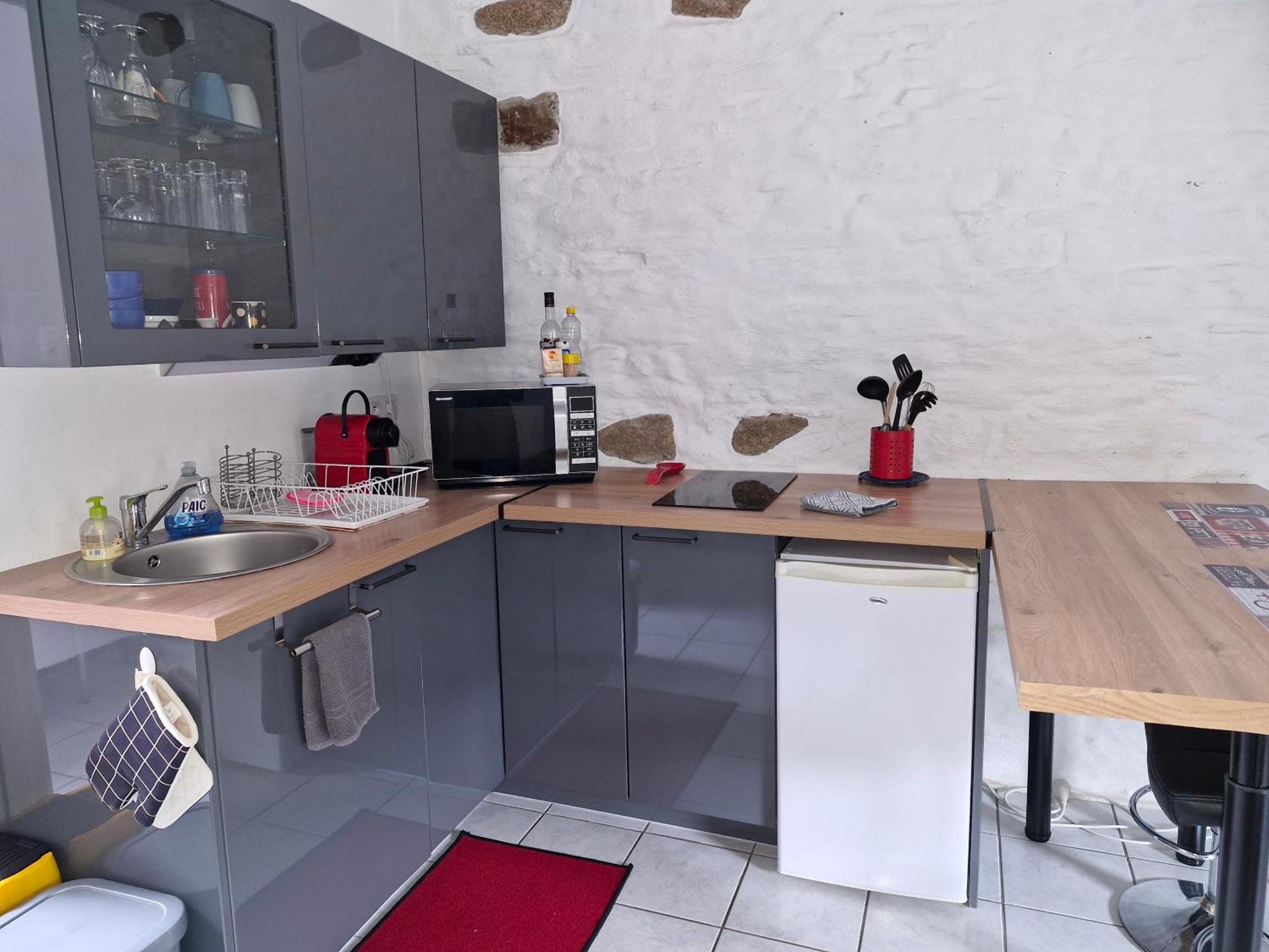 Studio Nid Cosy Avec Piscine Bonnemain Ngoại thất bức ảnh